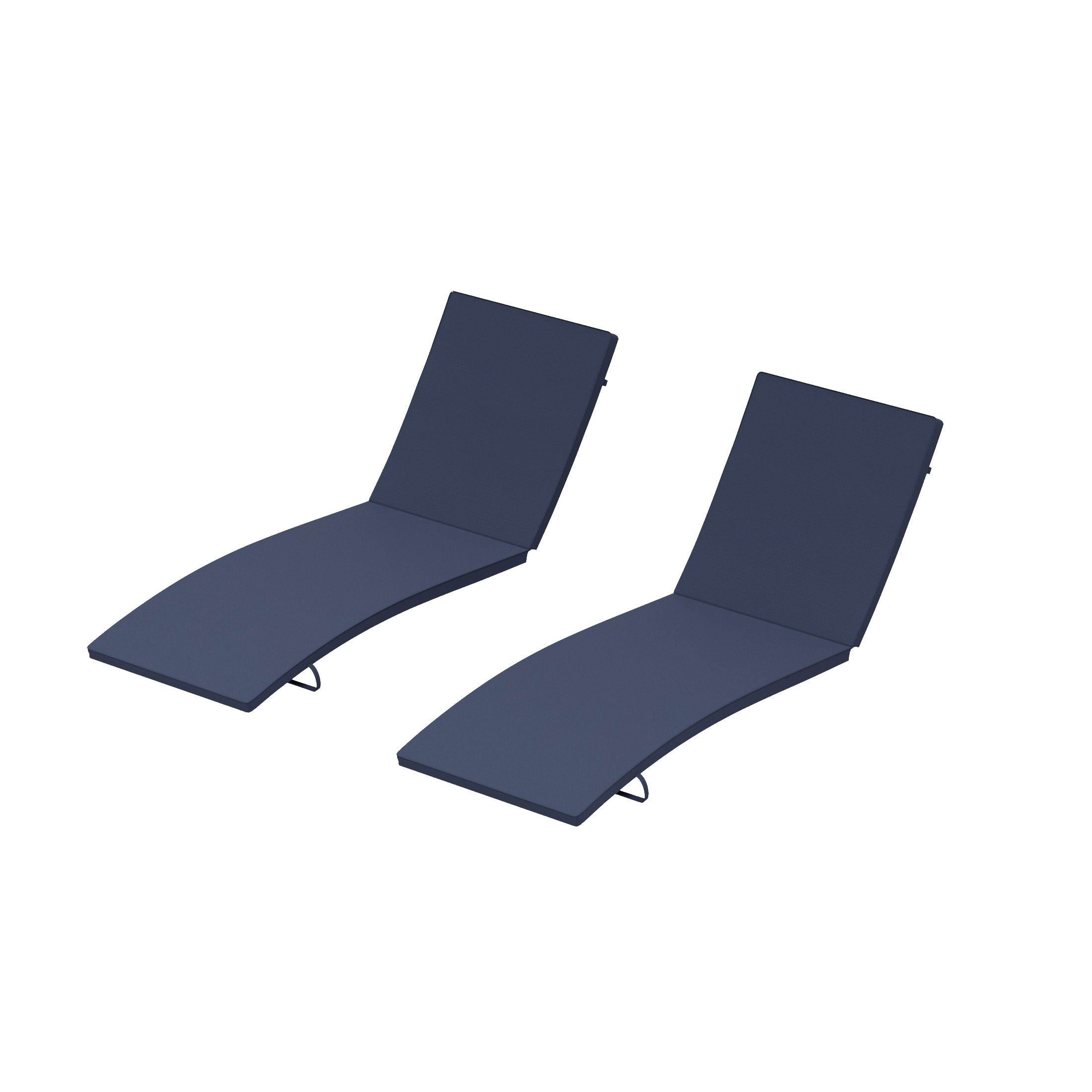 Somerset Outdoor Patio Chaise Lounge Cushion (Set of 2)