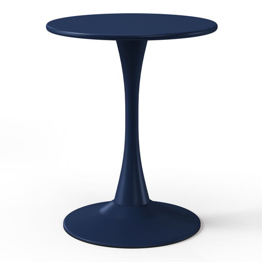 Playa 23.5" Round Outdoor Indoor Metal Cocktail Dining Table