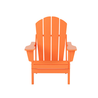 Malibu Outdoor Folding Poly Adirondack Chair (Set of 8)