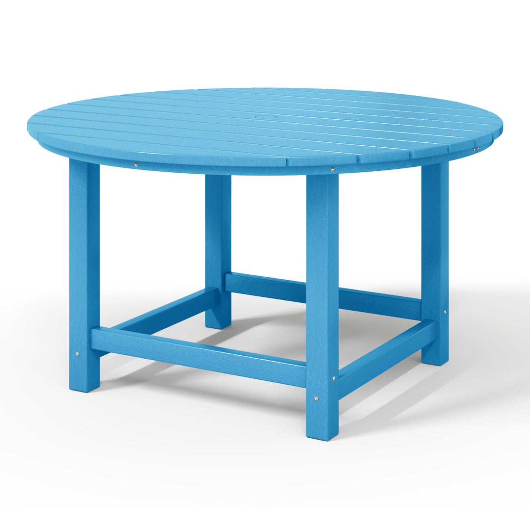 Malibu Kids Outdoor Patio Furniture HDPE Round Dining Table