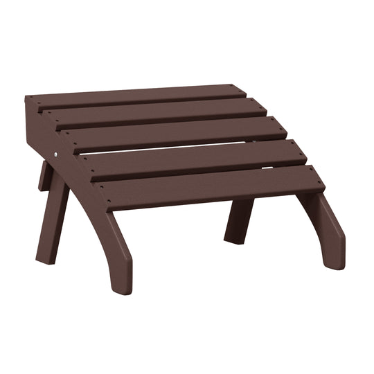 Dylan Outdoor Adirondack Chair With Ottoman And Side Table 3-Piece Set