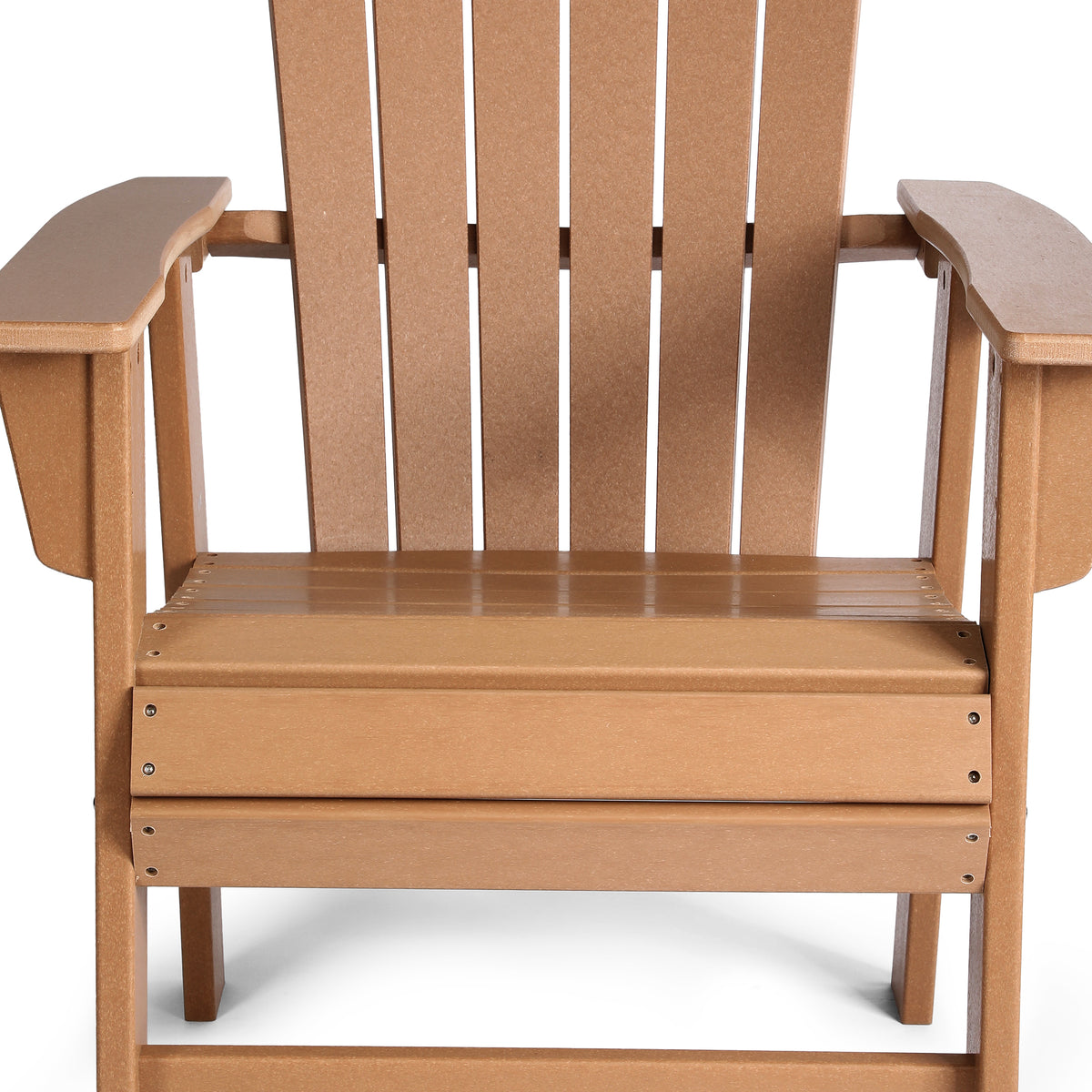 Dylan Outdoor Patio Shell-back Adirondack Dining Chair Weather Resistant