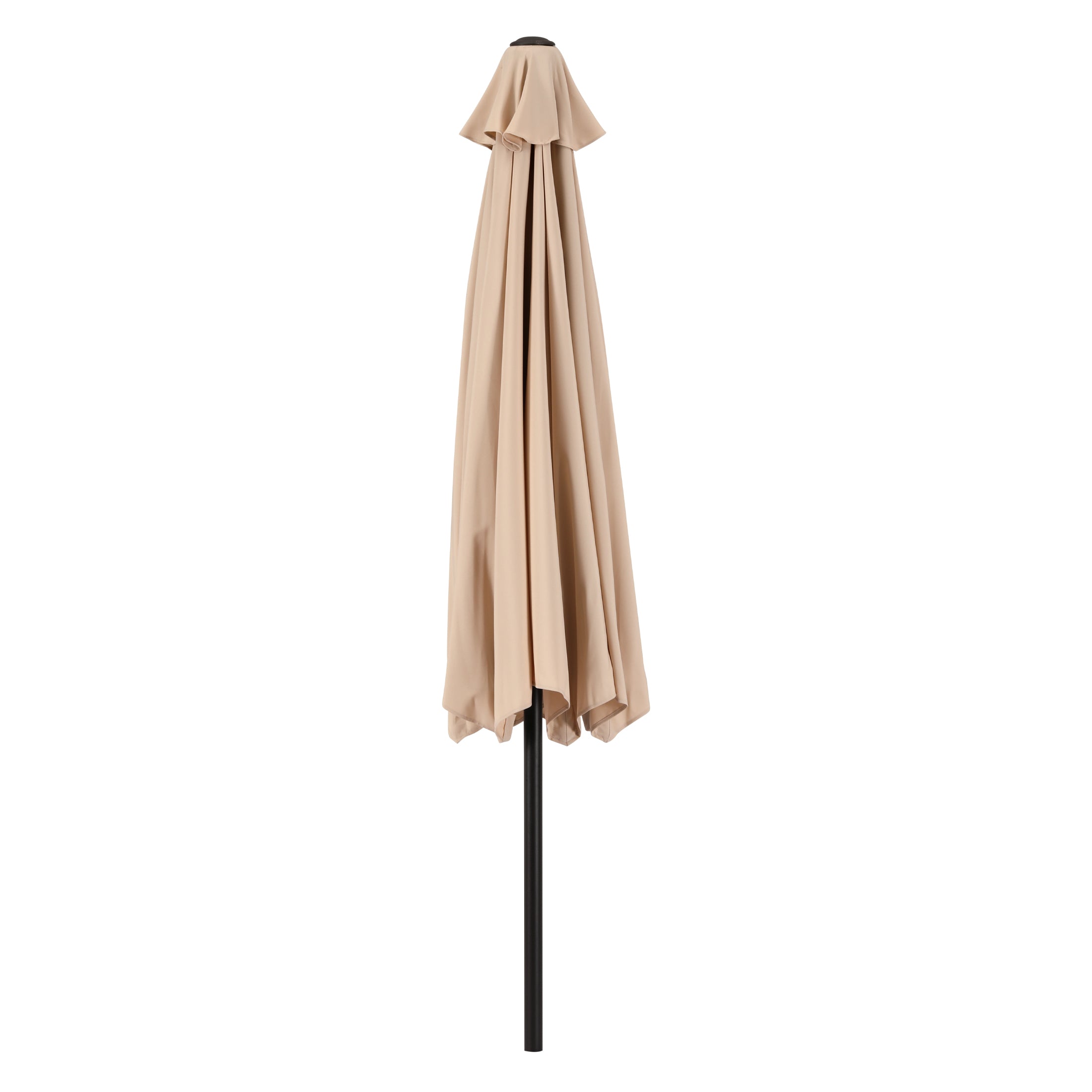 Paolo 9 ft. Patio Table Umbrella with Bronze color round free standing weight base kit