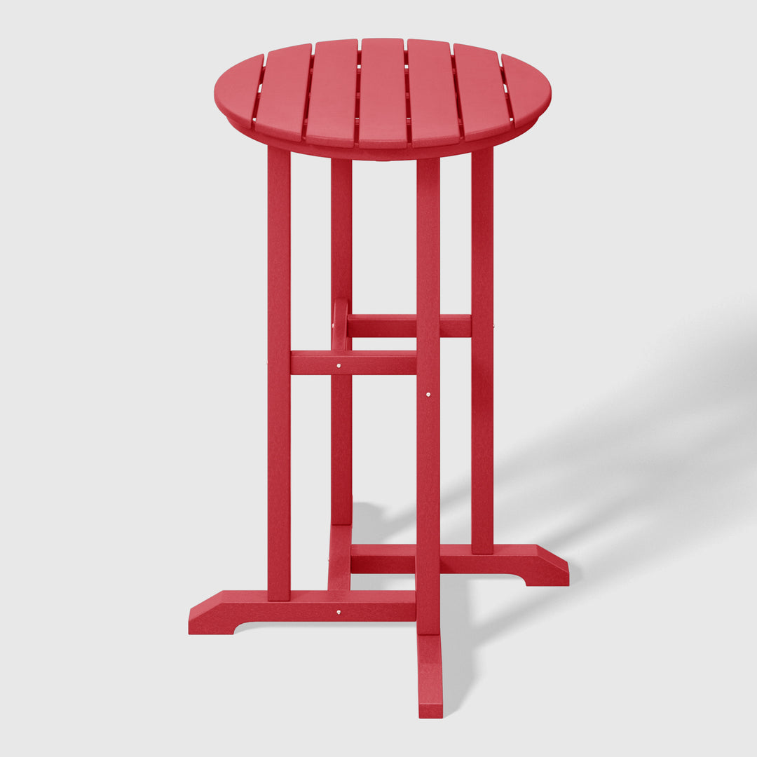 Malibu 37" Counter Height Round Outdoor Patio Bistro Bar Table