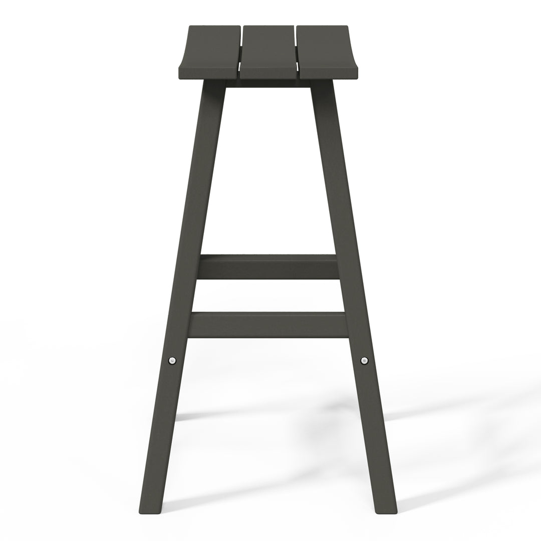 Malibu 2 piece set of 29" height Outdoor / Patio Saddle bar stools