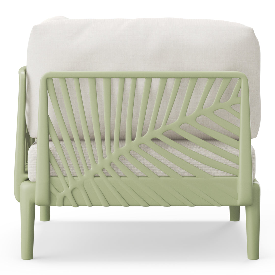 Playa Modern Outdoor Polypropylene Resin Deep Seating Sectional Corner Chair