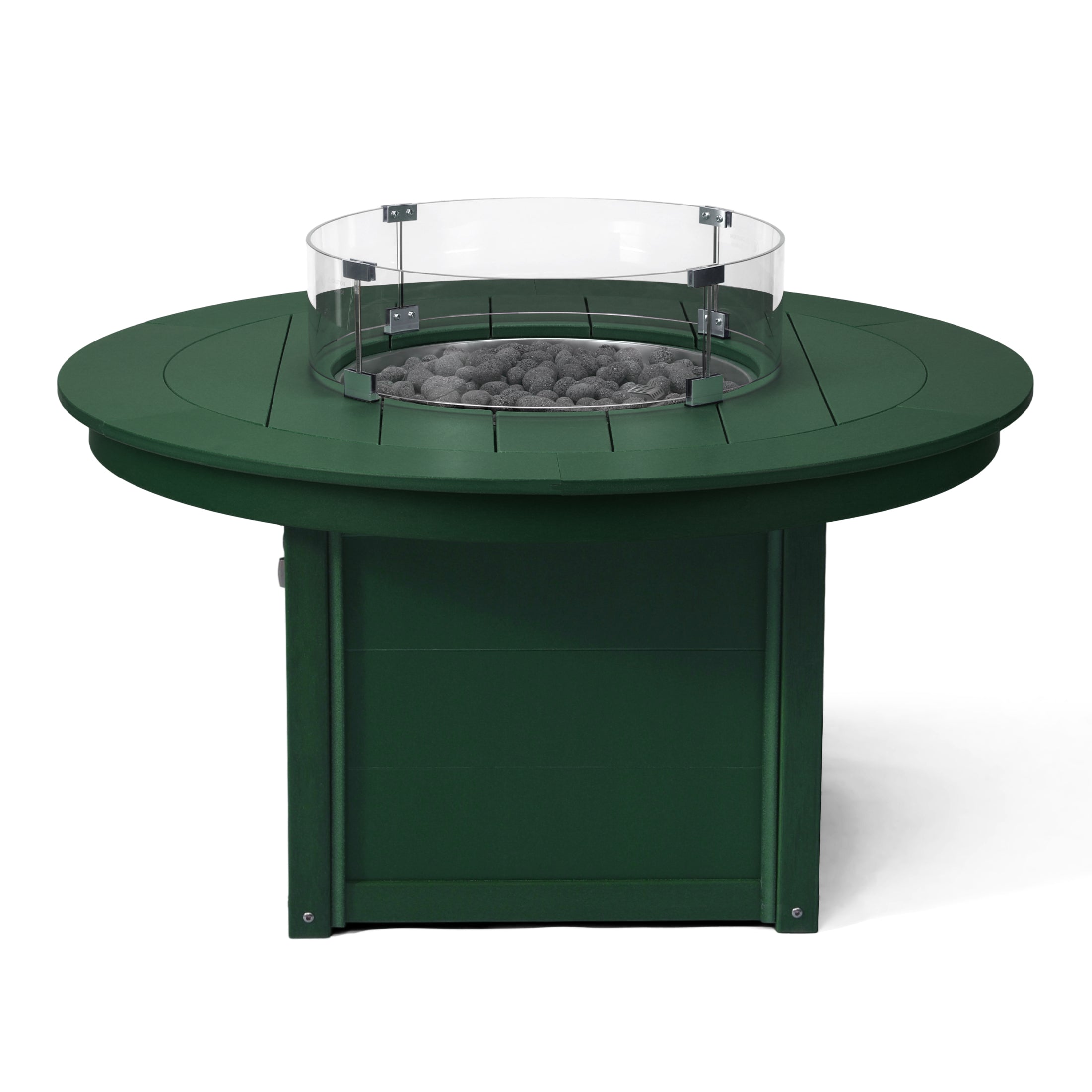 Helios 47" Modern Outdoor 55,000 BTU Patio Propane Round Fire Pit Table