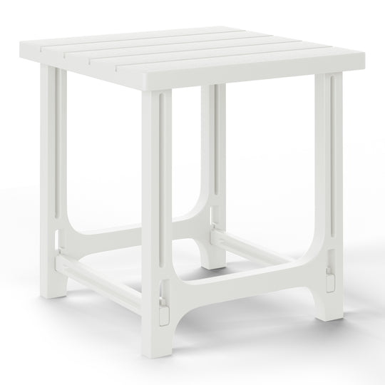 Azura Outdoor 18" HDPE Square Adirondack Patio Side Table