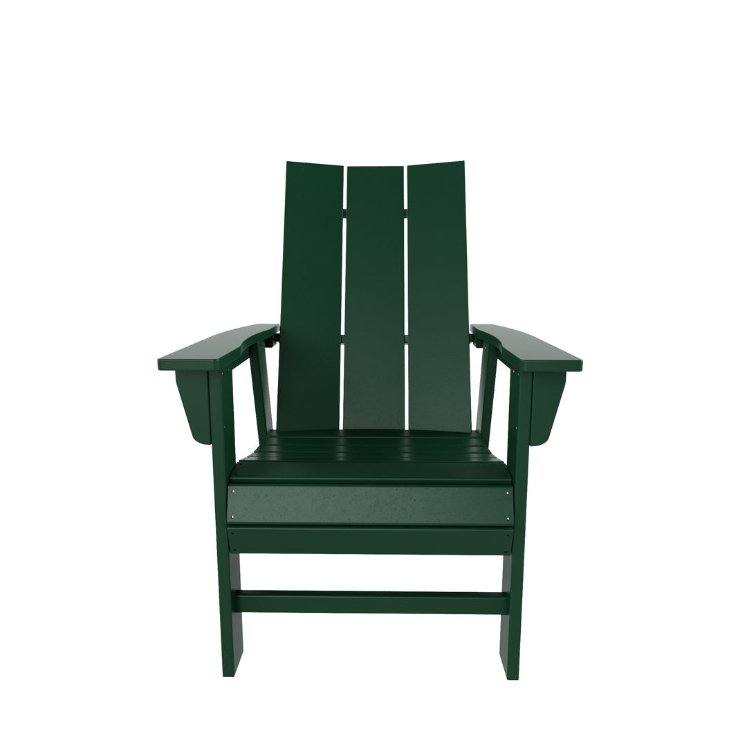 Ashore Outdoor Patio Modern Adirondack Dining Chair