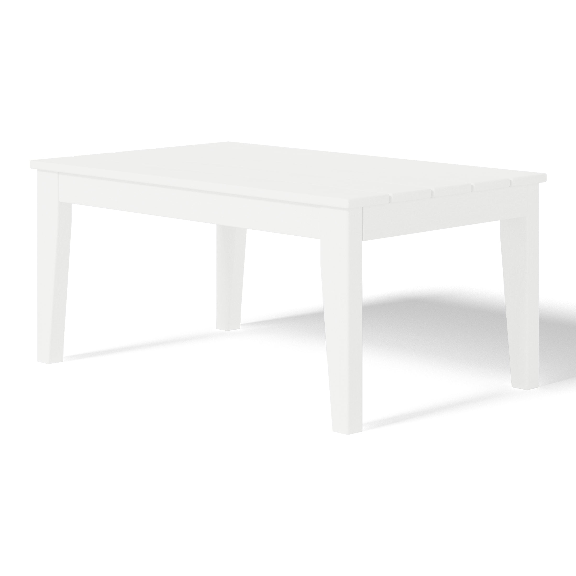Malibu Low Outdoor HDPE Patio Rectangle Coffee Table