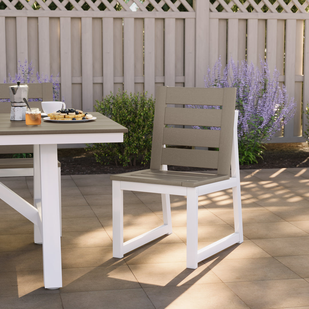 Cape May HDPE Outdoor Patio Dining Side Chair
