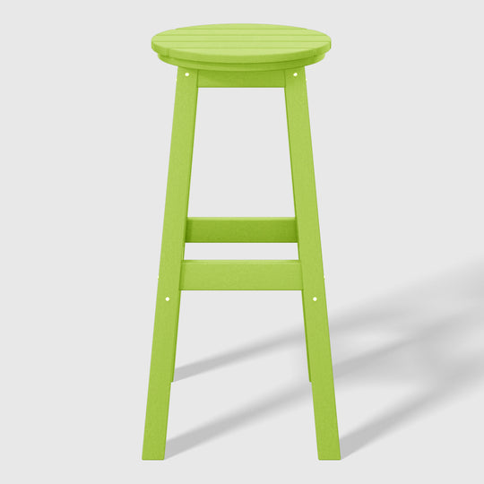 Malibu 29" HDPE Outdoor Patio Round Bar Stool