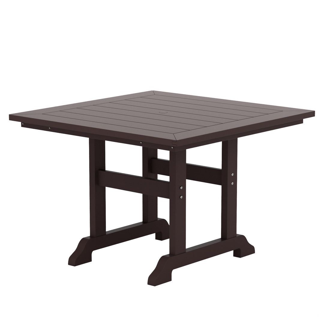 Malibu 43" Outdoor Patio Square Dining Table