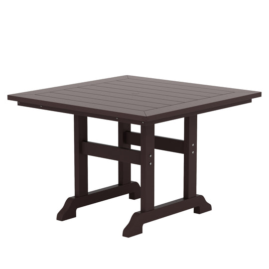 Malibu 43" Outdoor Patio Square Dining Table