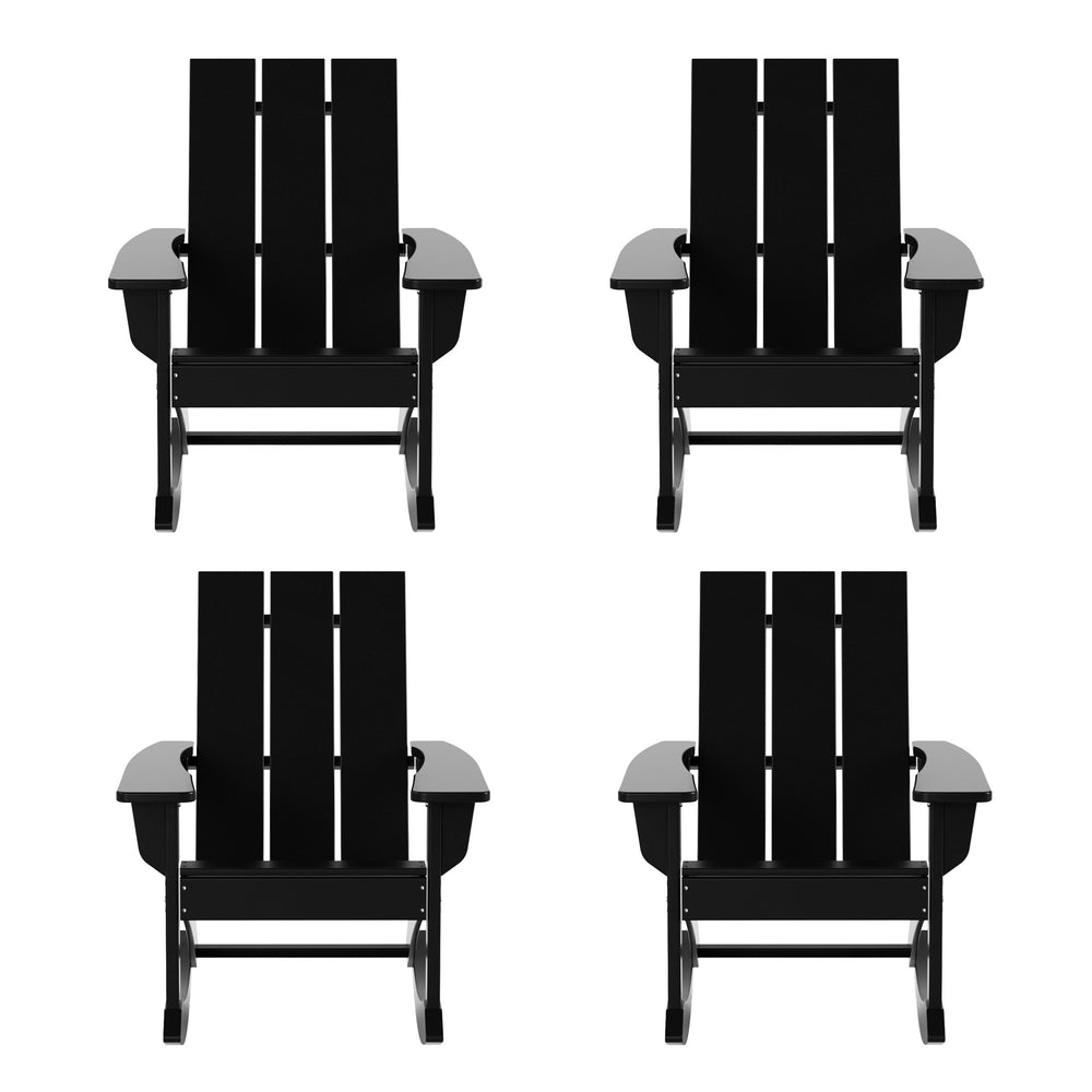 Ashore Outdoor Patio Modern Adirondack Rocking Chair