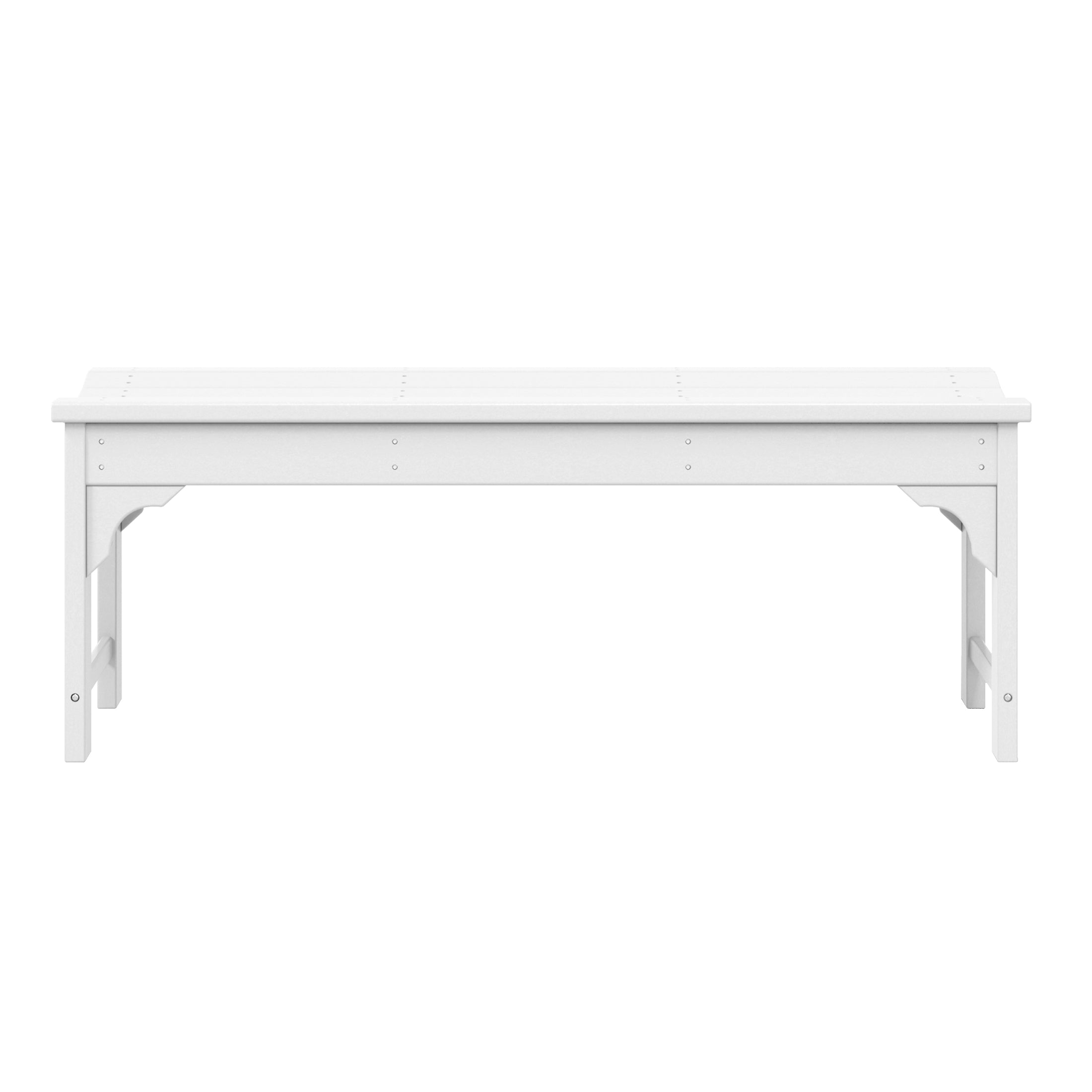 Malibu 48" length backless Poly Wood Outdoor / Garden bench