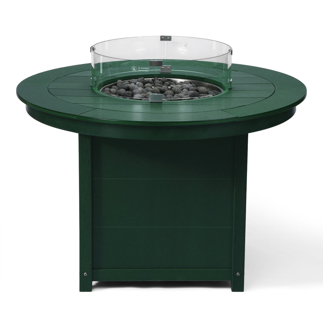 Helios 47" Modern Outdoor Patio Propane Gas Round Fire Pit Table