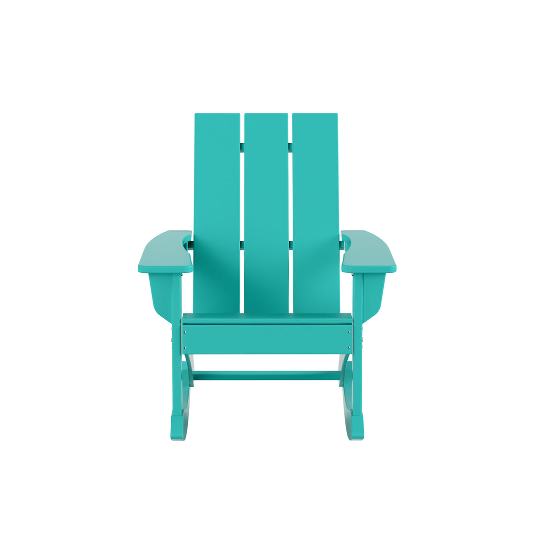 Ashore Outdoor Patio Modern Adirondack Rocking Chair