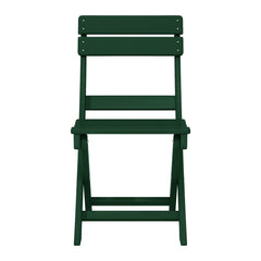 Malibu HDPE Outdoor Patio Modern Folding Dining Chair