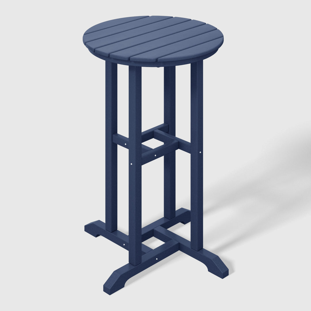 Malibu 37" Counter Height Round Outdoor Patio Bistro Bar Table