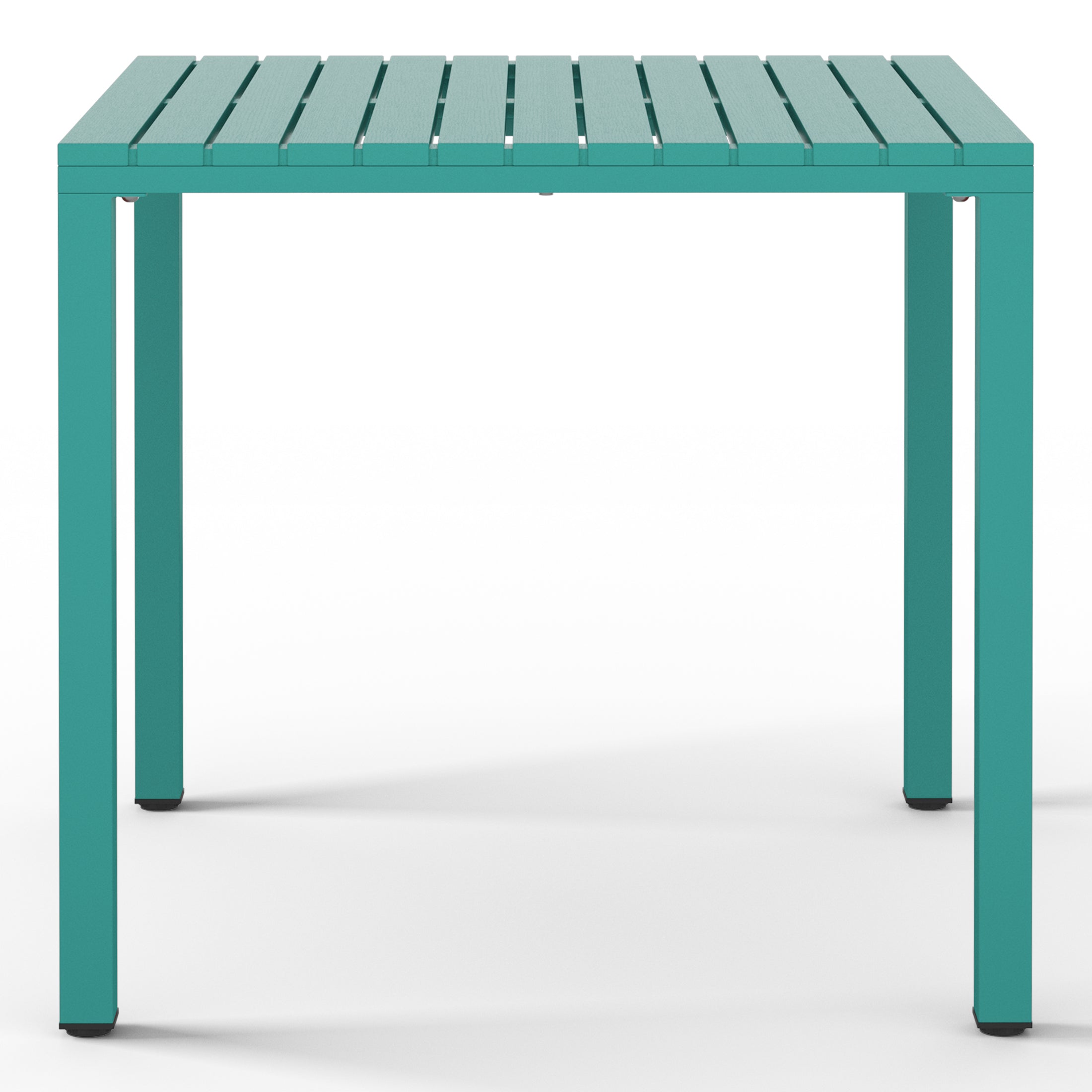 Playa 31.5" Iron Metal Frame Outdoor Square Patio Dining Table