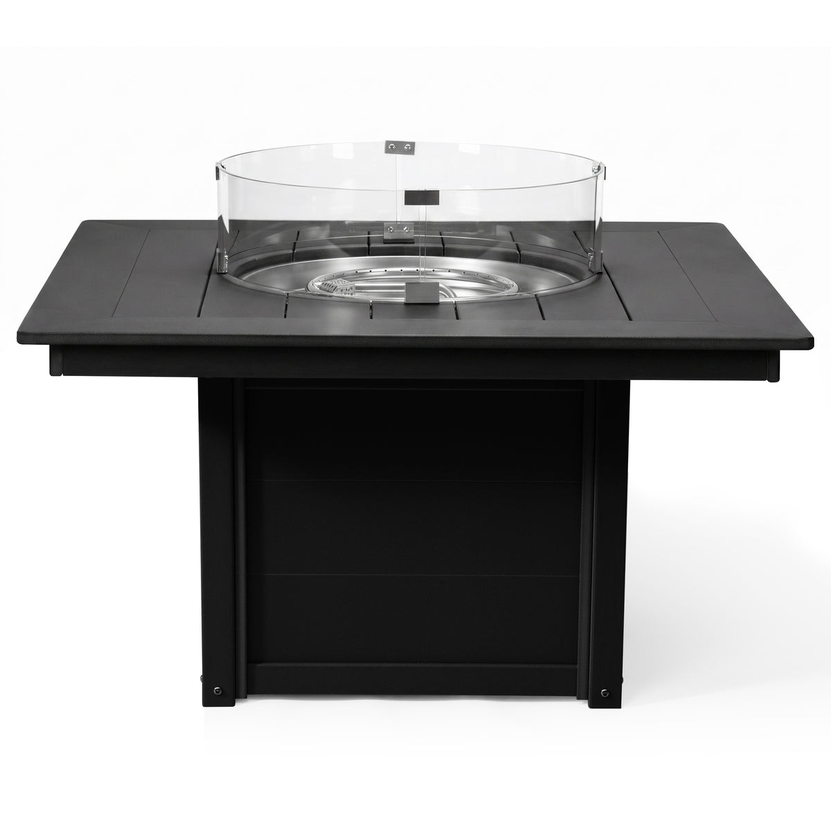 Helios 42" Modern Outdoor Patio Propane Square Fire Pit Table
