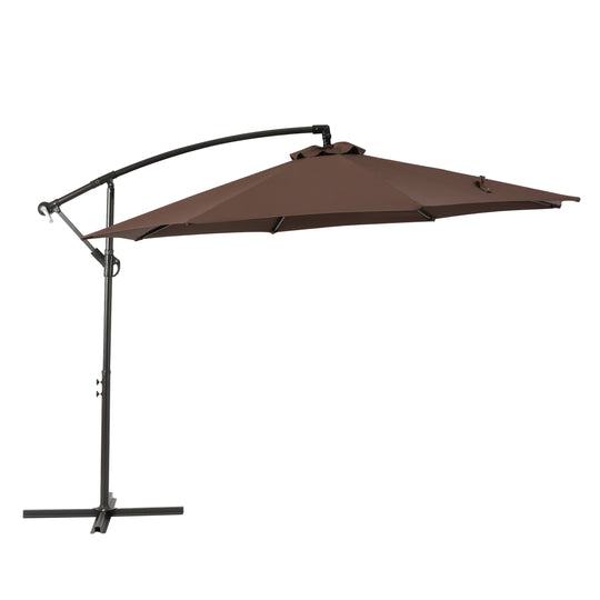 Julia 10 ft. Outdoor / Patio Cantilever Hanging Umbrella