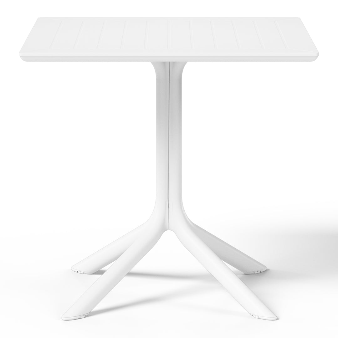 Playa 31.5" Square Outdoor Plastic Resin Patio Dining Table for 4