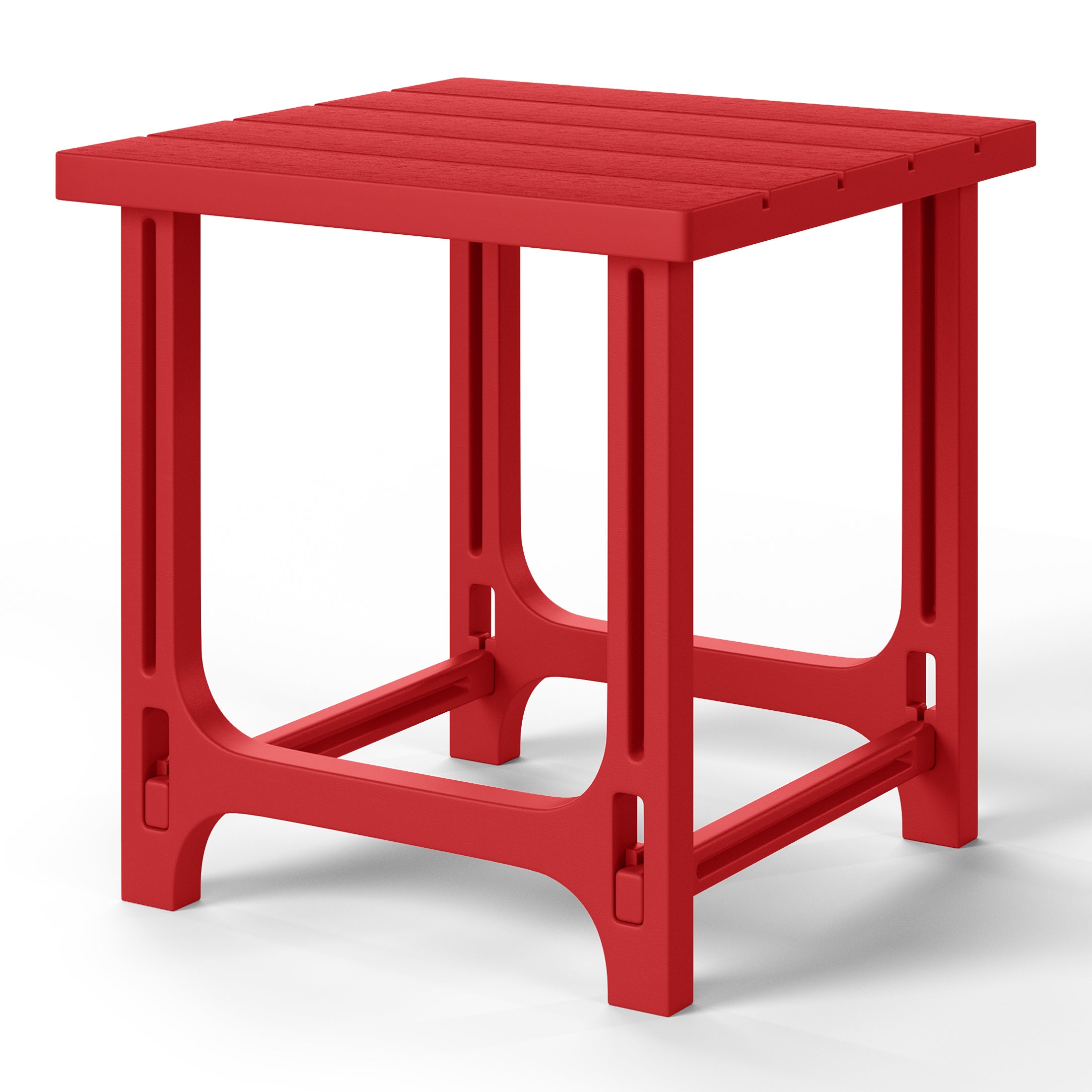 Azura Outdoor 18" HDPE Square Adirondack Patio Side Table