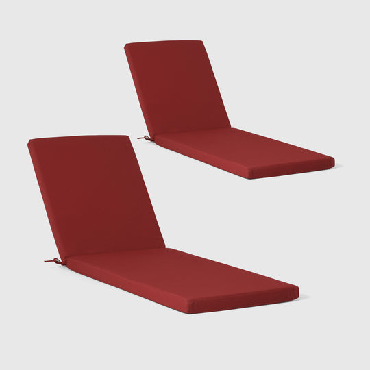 Solace Outdoor Chaise Lounge Chair Cushions Set of 2