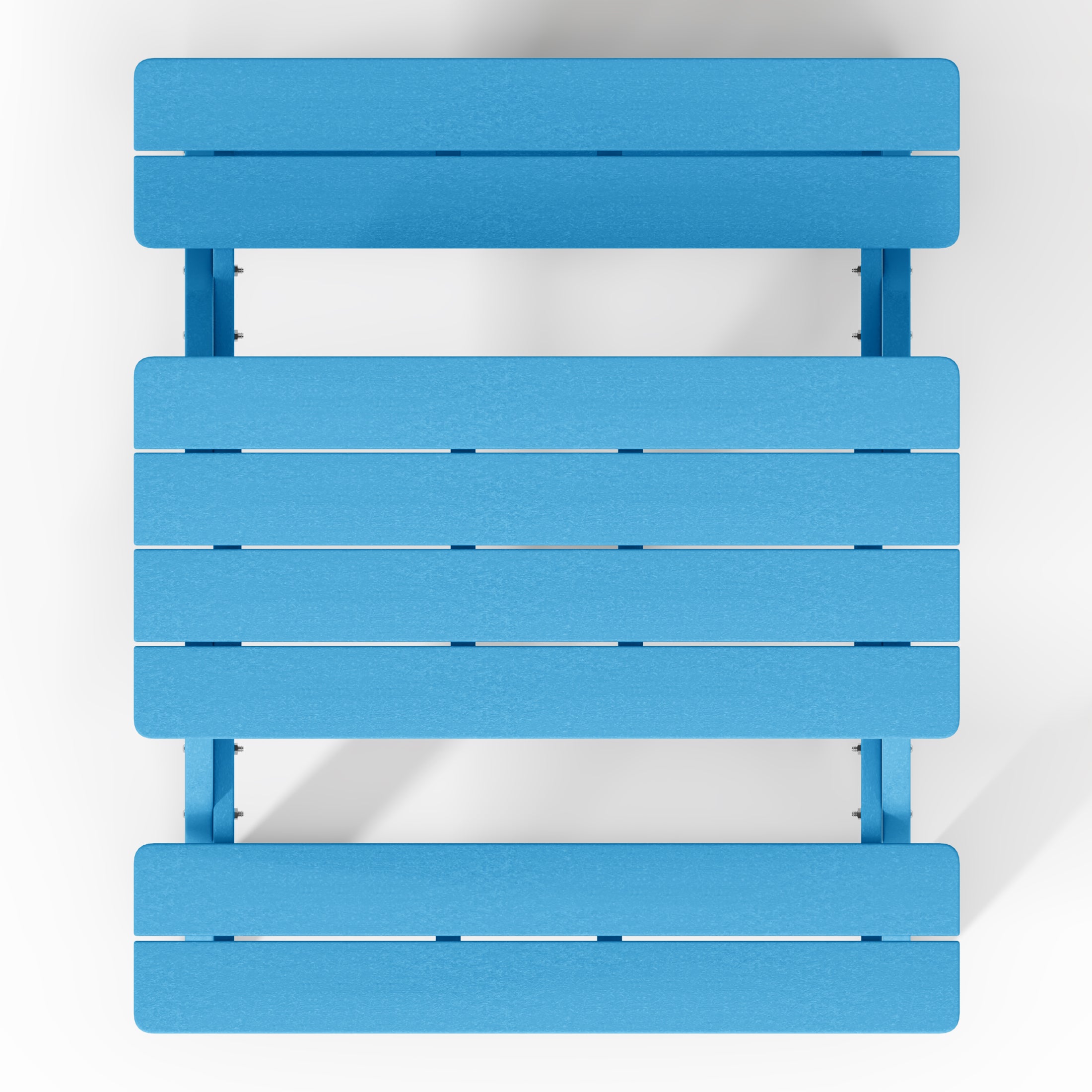 Malibu Outdoor Patio Kids HDPE Plastic Picnic Bench Table