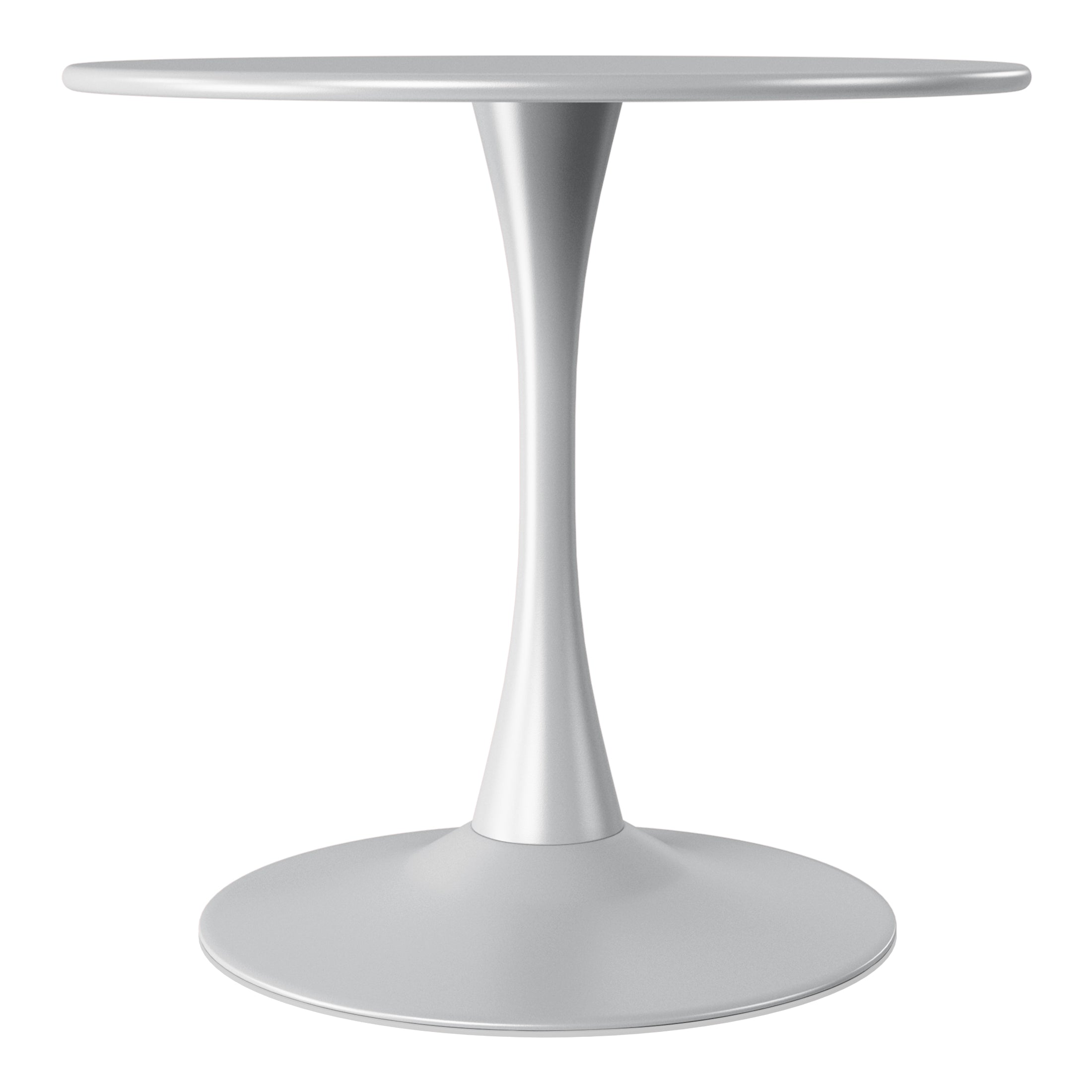Playa 31.5" Round Outdoor Indoor Metal Cocktail Dining Table