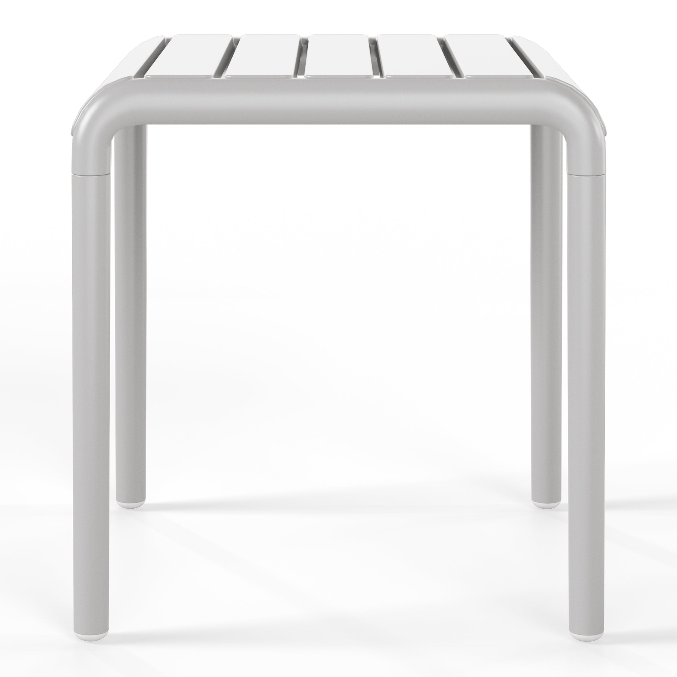 Playa Plastic Modern Outdoor Patio Accent Side Tables (Set of 2)