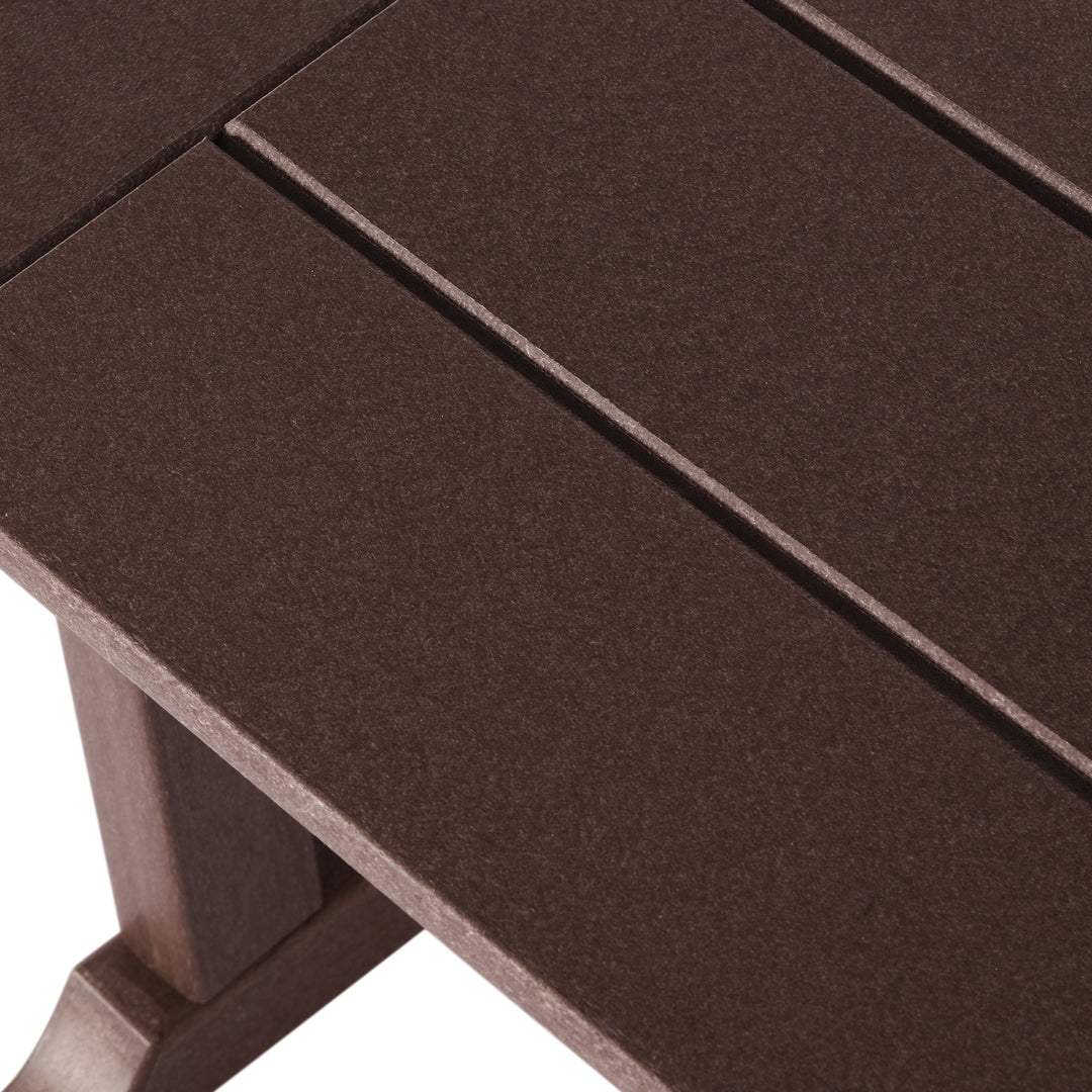 Malibu 65" Outdoor Patio Trestle Dining Bench