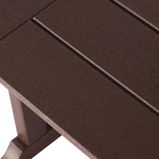 Malibu 65" Outdoor Patio Trestle Dining Bench