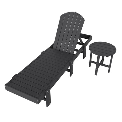 Dylan 2 Piece Poly Reclining Chaise Lounge