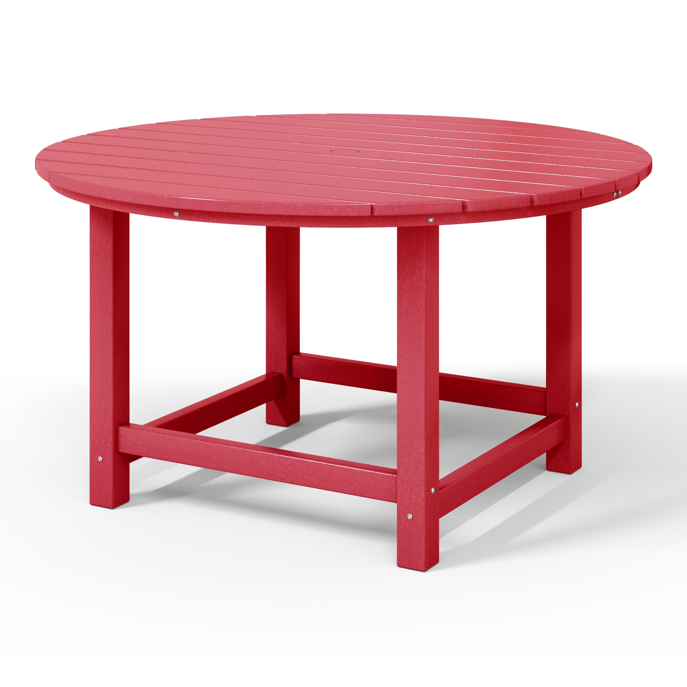 Malibu Kids Outdoor Patio Furniture HDPE 38" Wide Round Dining Table