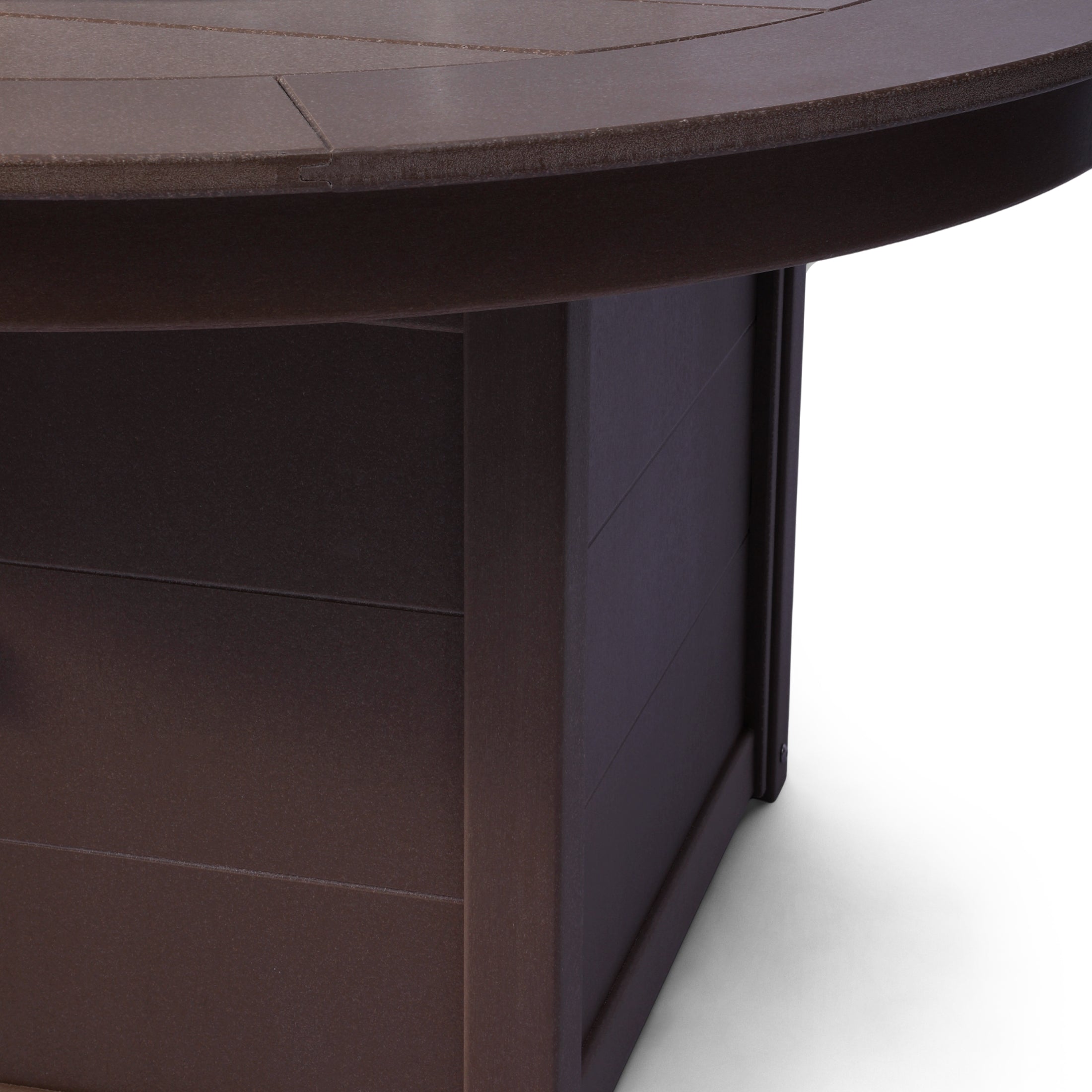 Helios 47" Modern Outdoor 55,000 BTU Patio Propane Round Fire Pit Table