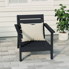 Avalon deep seating armchair in Black styled outdoors