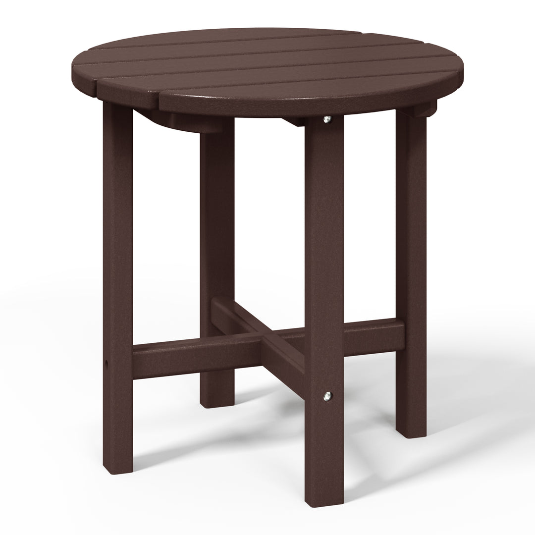 Dylan Outdoor Adirondack Chair With Ottoman And Side Table 3-Piece Set