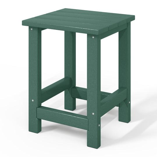Malibu Kids Outdoor Patio Furniture HDPE Adirondack Square Side Table