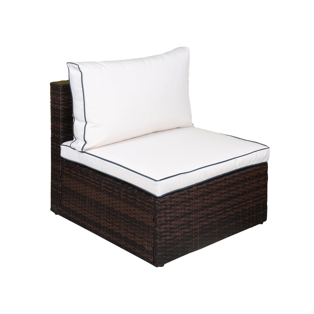 Santorini 4-Piece Outdoor Patio Sofa Sectional Set