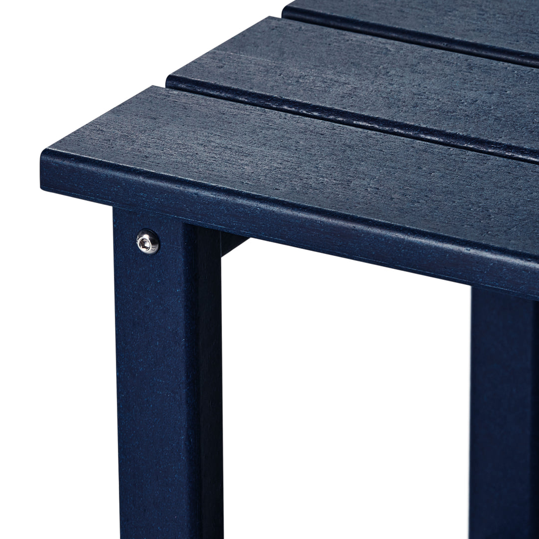 Malibu 14" square outdoor Side table for Adirondack chair