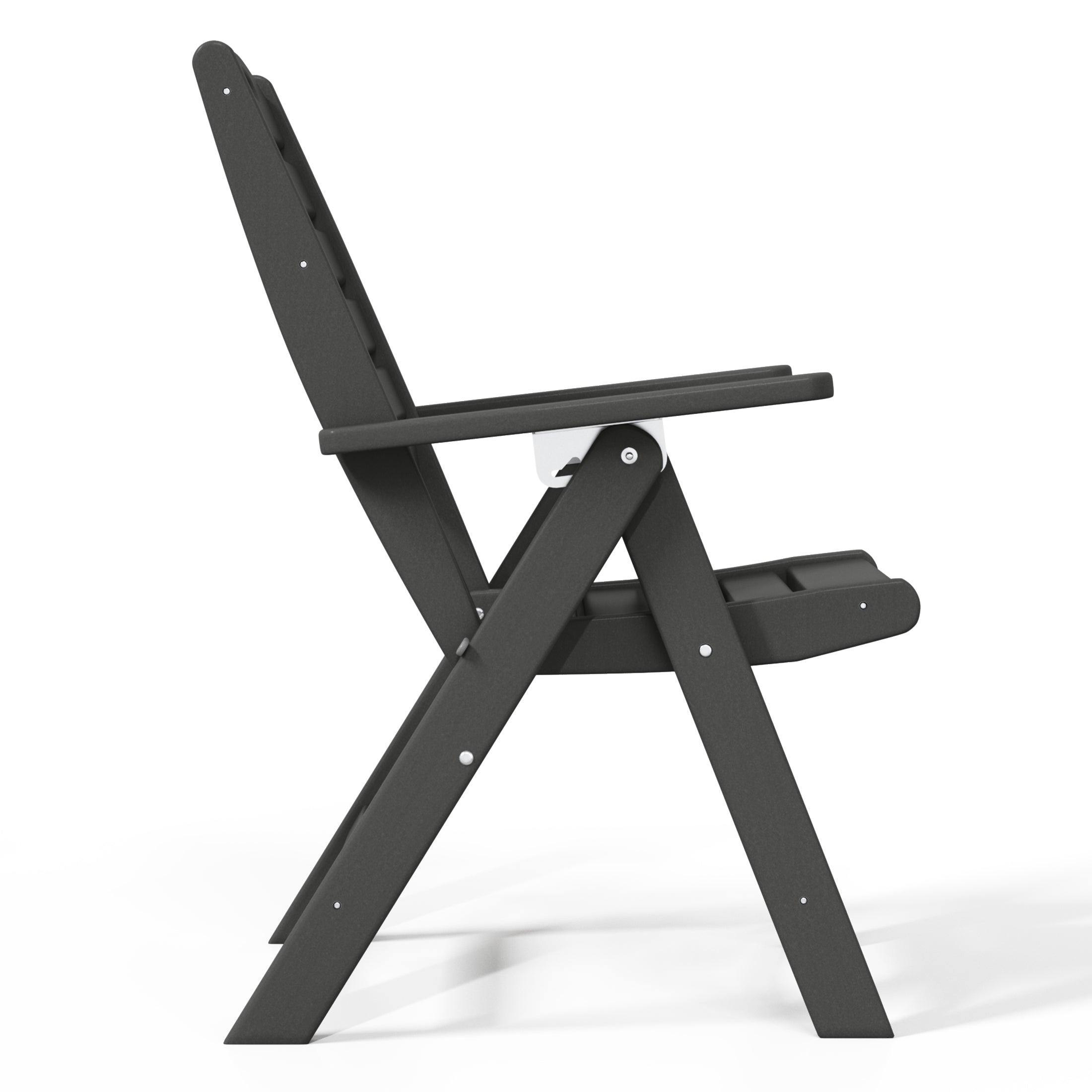 Malibu HDPE Adjustable Highback Folding Patio Dining Chair