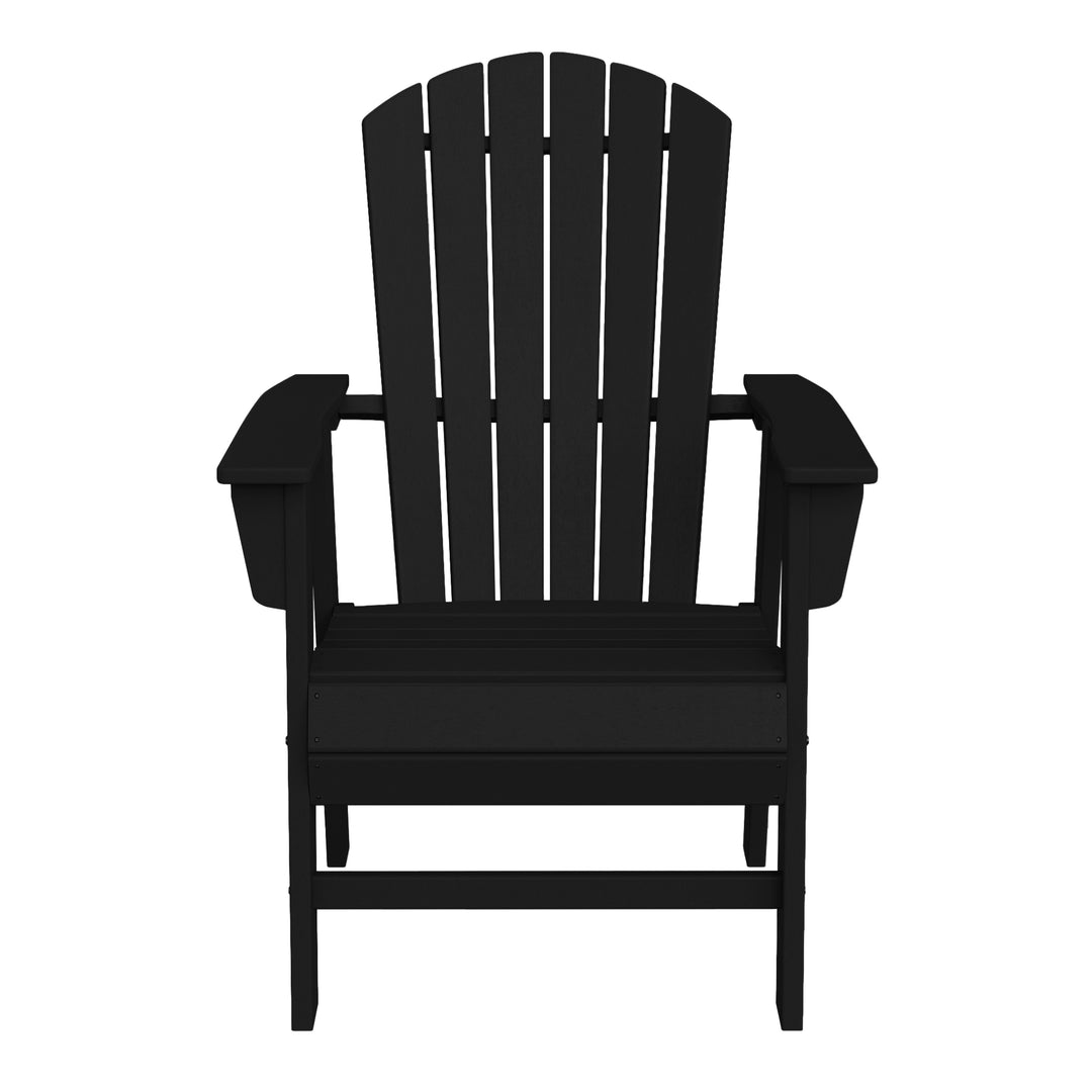 Dylan Outdoor Modern HDPE Adirondack Patio Dining Chairs (Set of 2)