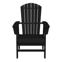 Dylan Outdoor Patio Shell-back Adirondack Dining Chair Weather Resistant