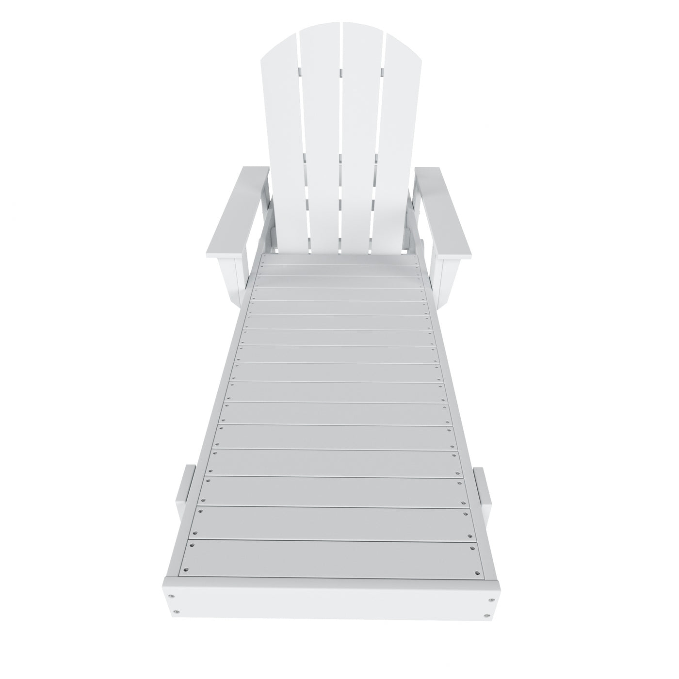 Malibu Reclining Chaise Lounge With Arms & Wheels