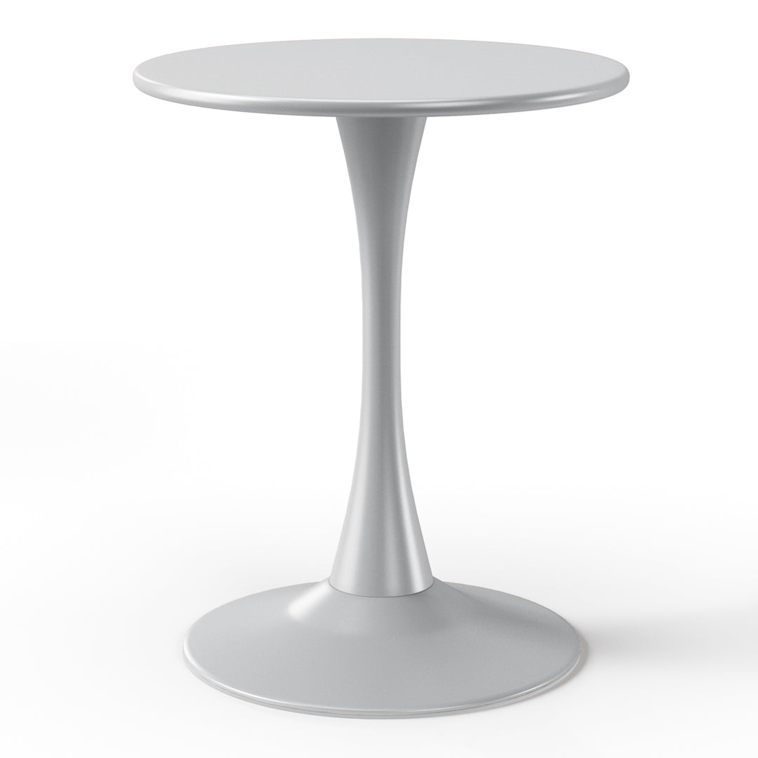Playa 23.5" Round Outdoor Indoor Metal Cocktail Dining Table