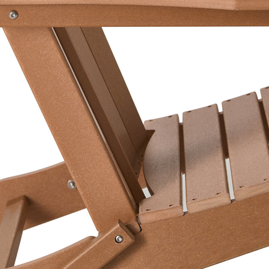 Malibu 3-Piece set Outdoor / Patio Poly Adirondack chair set with a side table ( 2 seater )