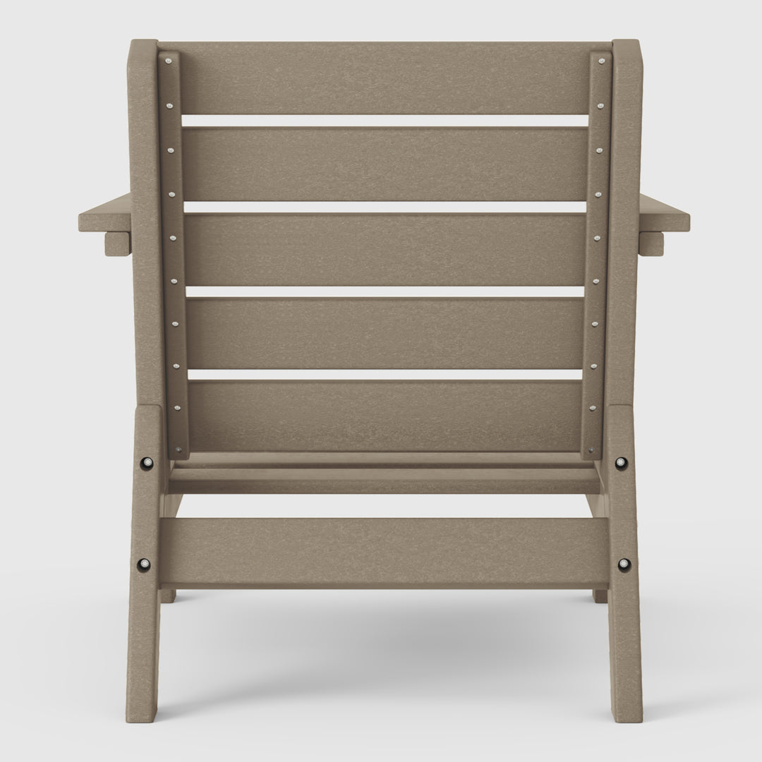 Avalon Outdoor Patio HDPE Deep Seating Armchair (Set of 2)